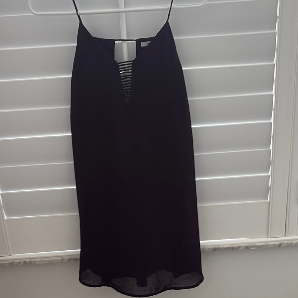 Naked Zebra Black Sleeveless Top